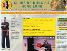 Tablet Screenshot of clube-honglong.com